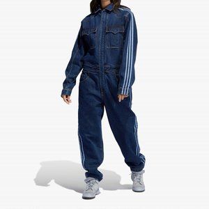 BRAND NEW WITH TAGS Adidas Originals Unisex Ivy Park Denim Snap Boiler Suit